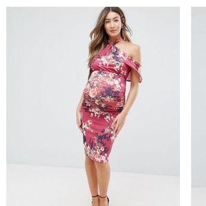 ASOS midi maternity dress